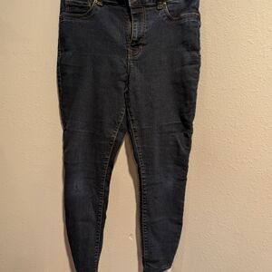 Size 12 Faith Skinny Jeans Dark Blue